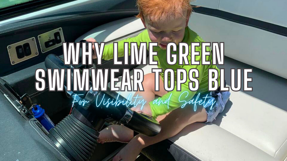 Why Lime Green Swimwear Tops Blue for Visibility and Safety