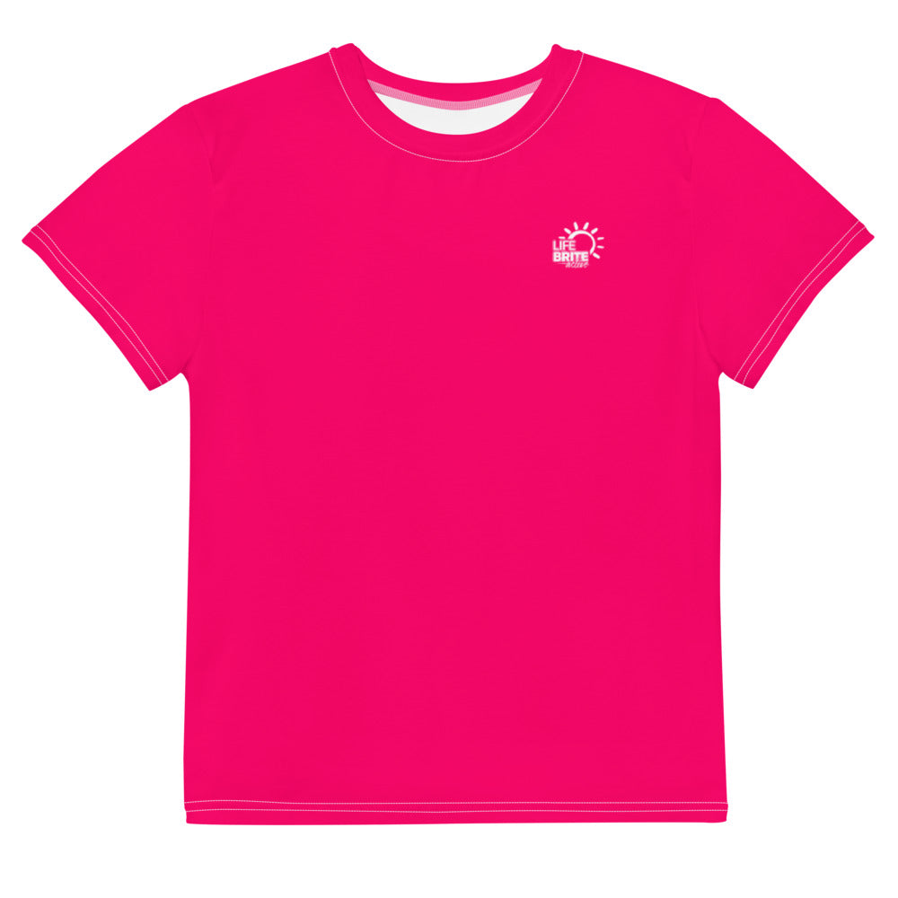 Geweldige eik leraar Traditie Showy Kids Unisex T-Shirt - Pink Punch – LifeBrite Active