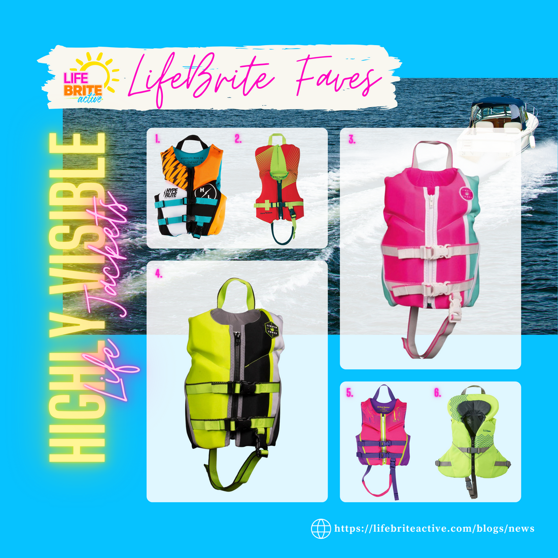 LifeBrite Faves: 6 Highly Visible Life Jackets for Kids