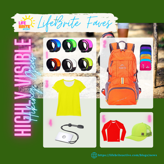 Highly visible hiking gear bright colored shirt neon shirt neon rash guard neon swim shirt neon long sleeved shirt bright colored long sleeve shirt 