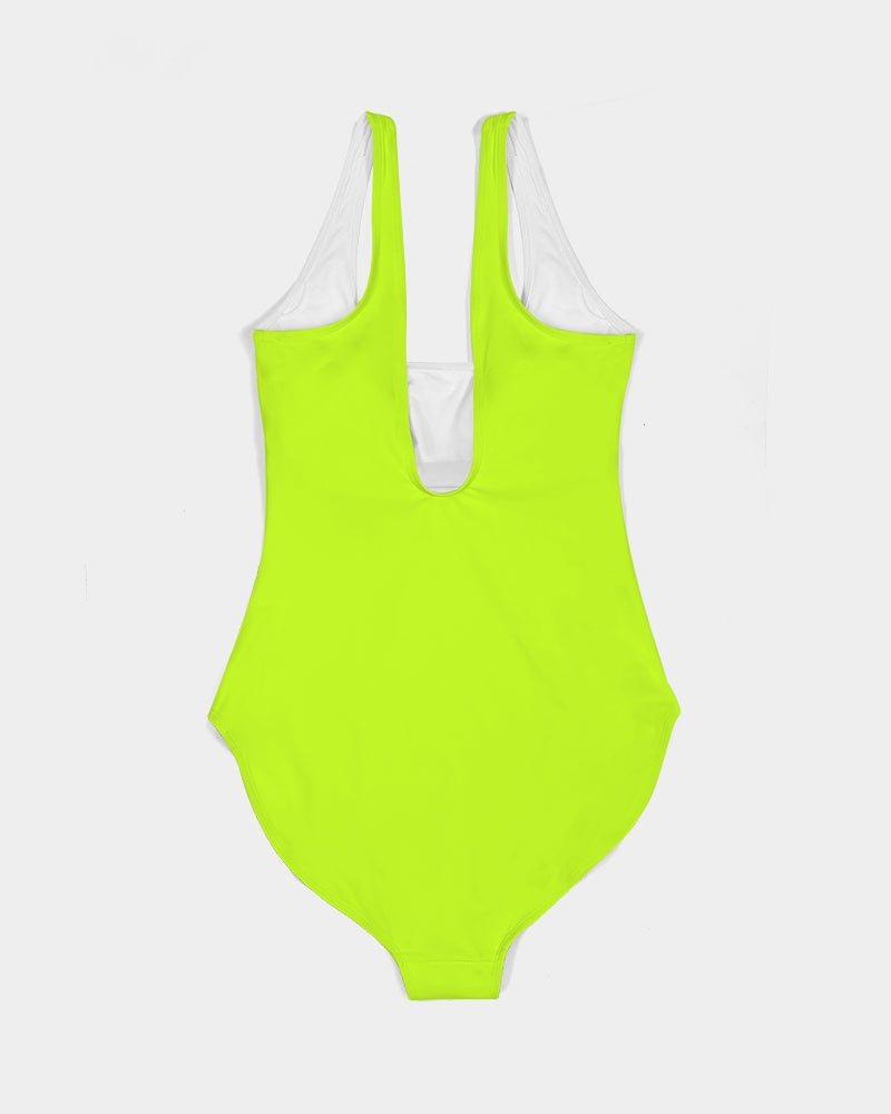 Lucid Women's One-Piece Swimsuit - Graphic Green