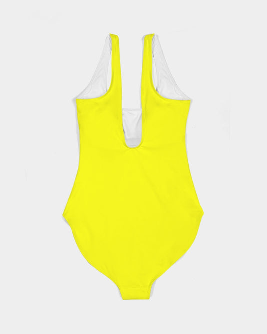 Lucid Women's One-Piece Swimsuit - Chroma Canary