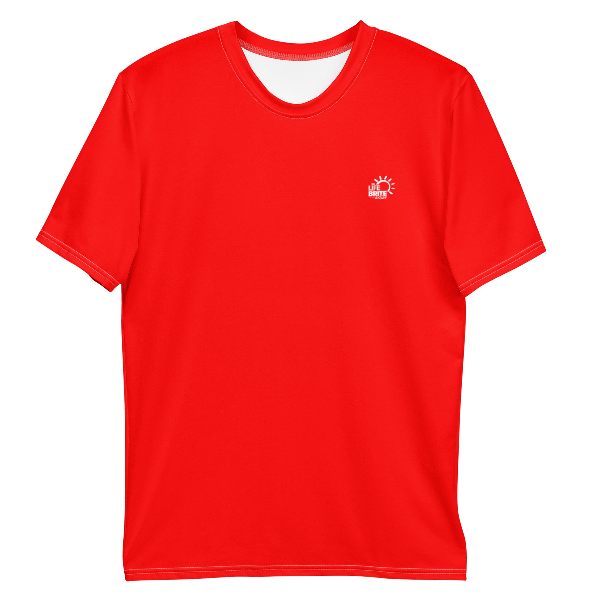 Primary Men's Athletic T-shirt - Radiant Red – LifeBrite Active