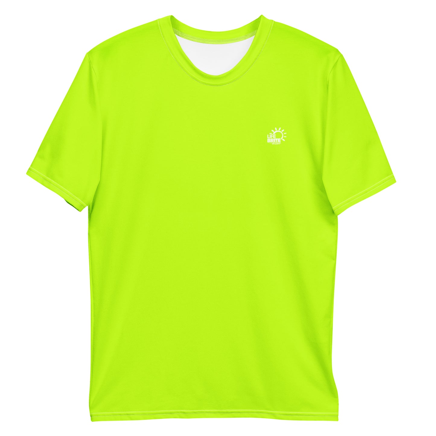 Neon green shirt LifeBrite Active mens neon clothing mens neon clothes mens neon shirt mens neon activewear mens neon tee mens neon tshirt