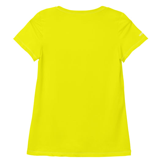 Neon yellow shirt LifeBrite Active womens neon clothing womens neon clothes womens neon shirt womens neon activewear womens neon sports womens neon active top womens neon top