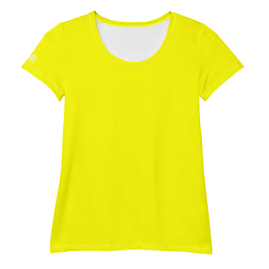 Neon yellow shirt LifeBrite Active womens neon clothing womens neon clothes womens neon shirt womens neon activewear womens neon sports womens neon active top womens neon top