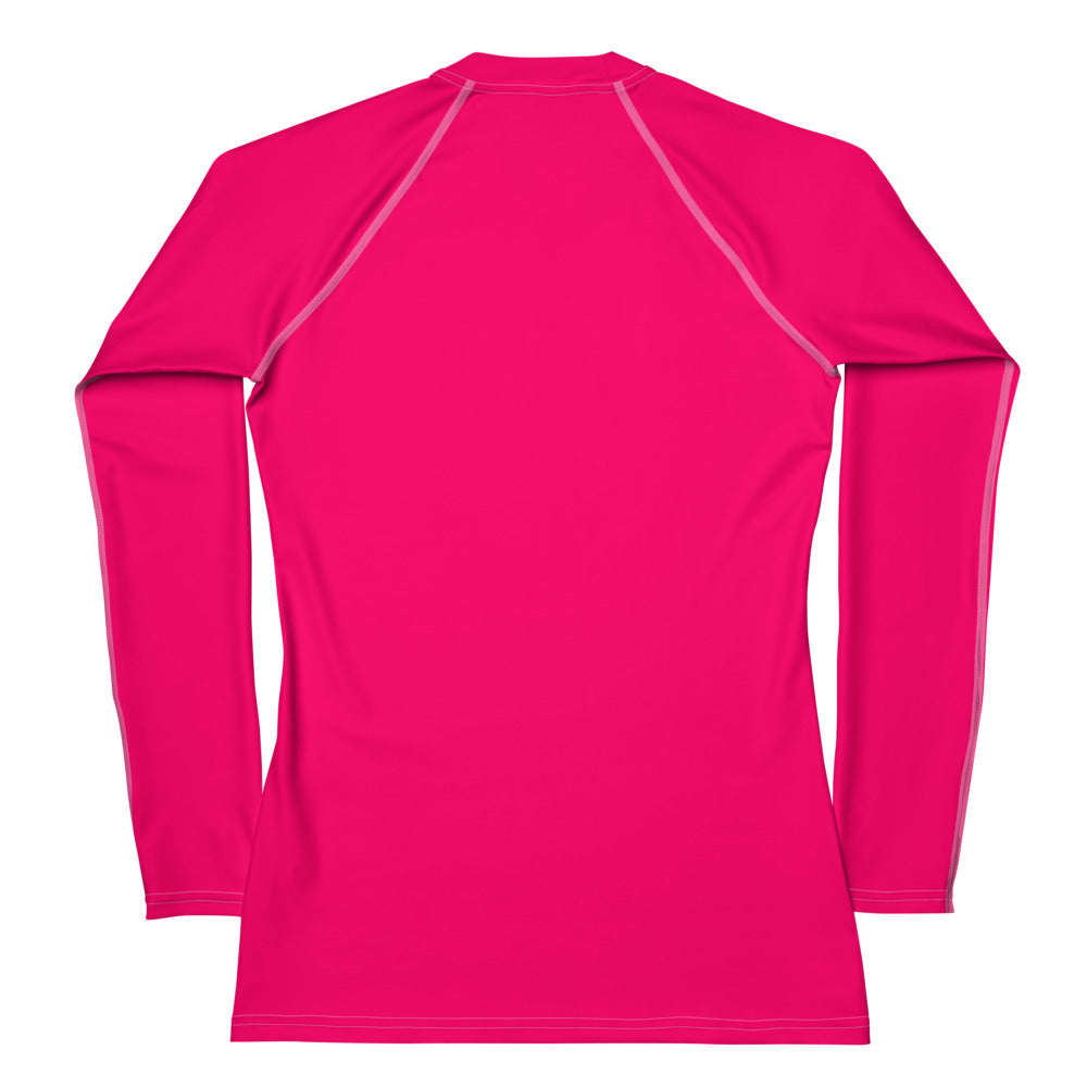 Blazing Women's UPF50+ Rash Guard - Pink Punch 3XL / Pink Punch
